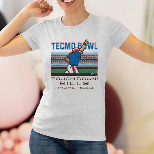 Tecmo Bowl Bills Andre Reed Shirts