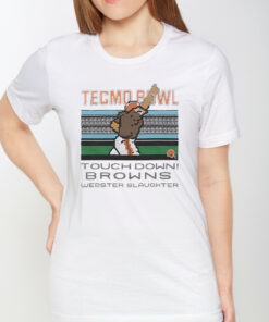 Tecmo Bowl Browns Webster Slaughter T-Shirt