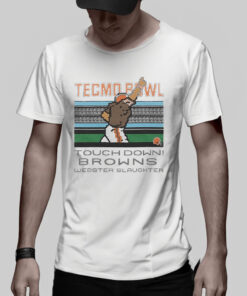 Tecmo Bowl Browns Webster Slaughter TShirt