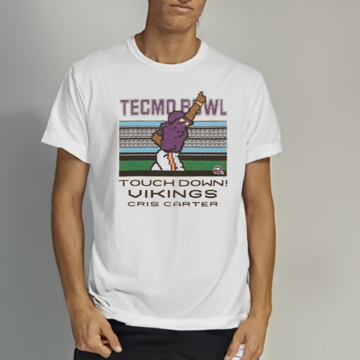 Tecmo Bowl Vikings Cris Carter Shirts