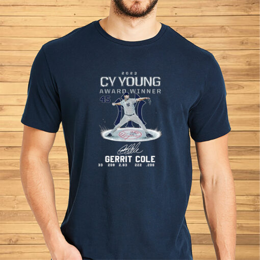 The 2023 Al Cy Young Award Winner Is Gerrit Cole Shirt