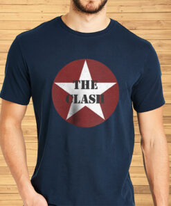 The Clash Star Logo Amplified Vintage Shirt