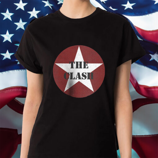 The Clash Star Logo Amplified Vintage Shirts