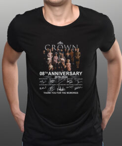 The Crown 08th Anniversary 2016 – 2024 Thank You For The Memories T-Shirts