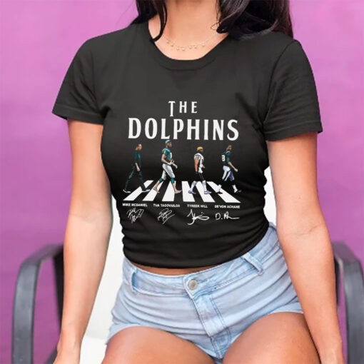 The Dolphins Abbey Road Players 2023 Signatures T-Shirt