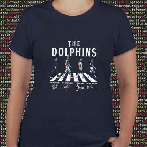 The Dolphins Abbey Road Players 2023 Signatures TShirt