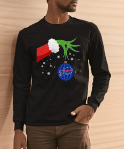 The Grinch Christmas Ornament Buffalo Bills Long Sleeve Shirt