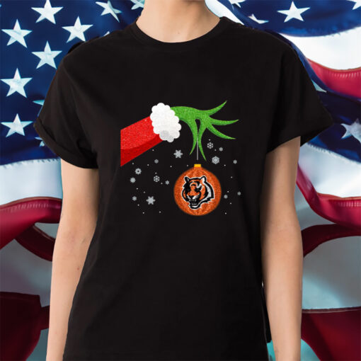 The Grinch Christmas Ornament Cincinnati Bengals Shirt