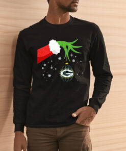 The Grinch Christmas Ornament Green Bay Packers Long Sleeve Shirt