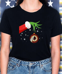 The Grinch Christmas Ornament Washington Redskins T-Shirts