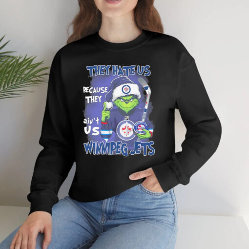 The Grinch They Hate Us Because Ain’t Us Winnipeg Jets Christmas T-Shirts