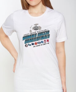 The Road To Cary, NC 2023 Division I Women’s Soccer Quarterfinals T-Shirt