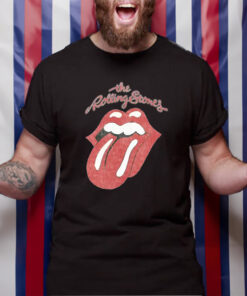 The Rolling Stones Vintage Tongue White Amplified T-Shirt