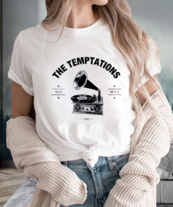 The Temptations Retro Record Player Logo T-Shirtss