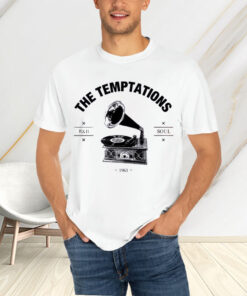 The Temptations Retro Record Player Logo T-Shirtt