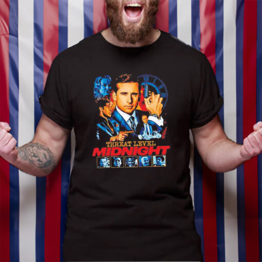 Threat Level Midnight Retro Vintage T-Shirt