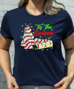 Tis’ The Season Christmas Tree Cakes Debbie Xmas T-Shirts