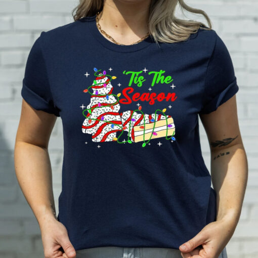 Tis’ The Season Christmas Tree Cakes Debbie Xmas T-Shirts