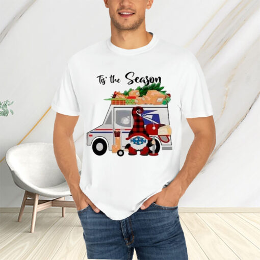 Tis the Season Postal Worker Gnomes Merry Christmas Shirt And Hoodies T-Shirts