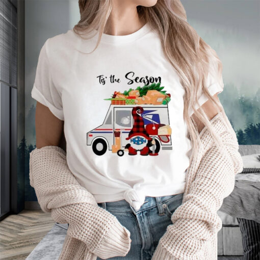 Tis the Season Postal Worker Gnomes Merry Christmas Shirt And Hoodies T-Shirtt