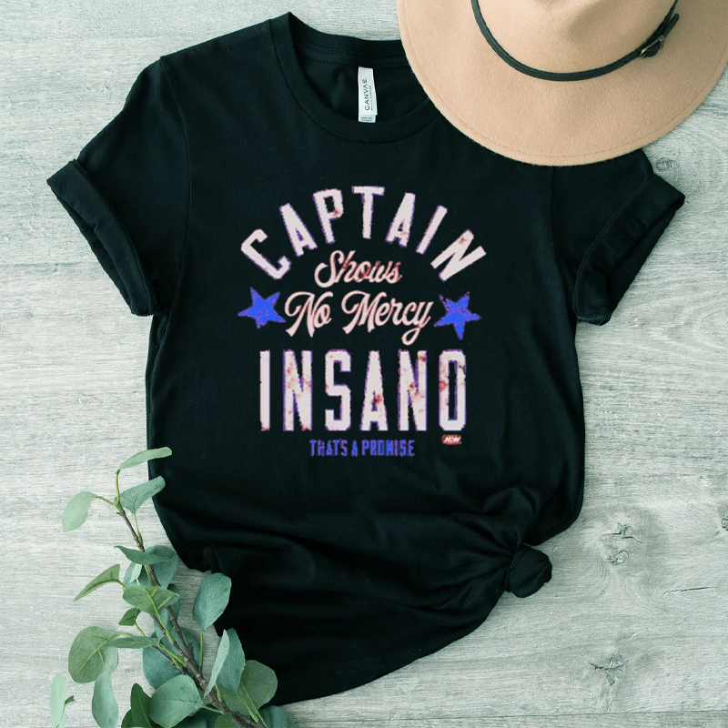 Top Rope Tuesday Limited Edition Captain Insano No Mercy Shirt