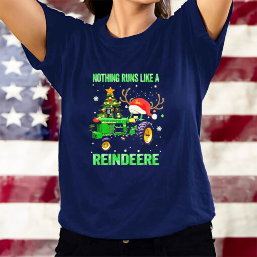 Truck Nothing Runs Like A Reindeere Christmas Sweater T-Shirtt