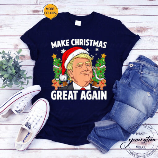 Trump Make Christmas Great Again Ugly Christmas T-Shirt