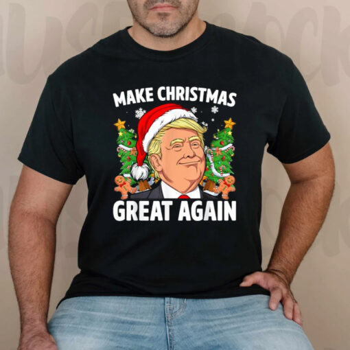 Trump Make Christmas Great Again Ugly Christmas TShirt