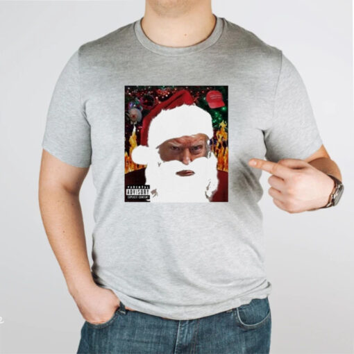 Trump Santa Mugshot Tacky Christmas Shirts