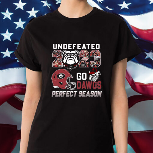 Undefeated 2023 Georgia Bulldogs Go Dawgs Perfect Season Shirt