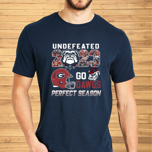 Undefeated 2023 Georgia Bulldogs Go Dawgs Perfect Season Shirts