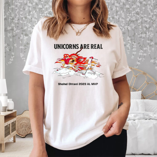 Unicorns Are Real Shohei Ohtani 2023 Al Mvp Shirts