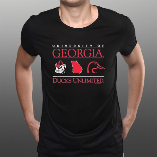 University Of Georgia Ducks Unlimited State T-Shirtt