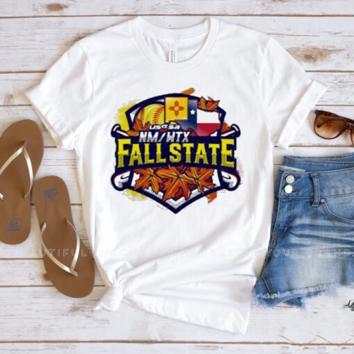 Usssa Texas Fast Pitch Nm Or Wtx Fall State 2023 Logo T-Shirtt