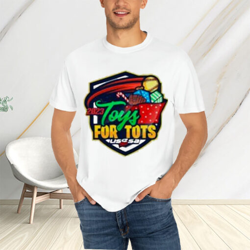 Usssa Texas Fast Pitch Toys For Tots 2023 Logo T-Shirtt