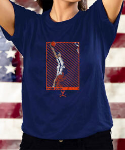 Uva Basketball Ryan Dunn Poster Dunk T-Shirtt