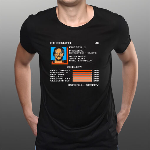 Video Game Rating Cincinnati Bengals Ja’marr T-Shirts