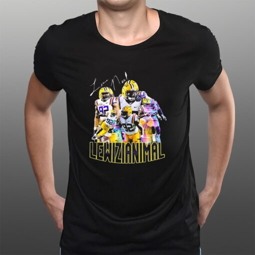 Vintage Lewizianimal LSU Tigers Signature T-Shirtt