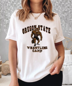 Vintage Oregon State Beavers Wrestling Camp Shirt