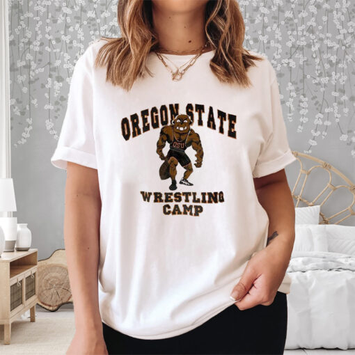 Vintage Oregon State Beavers Wrestling Camp Shirt