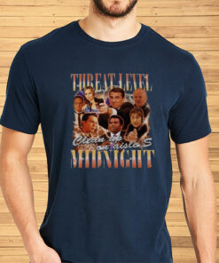 Vintage Threat Level Midnight Michael Scott Shirt