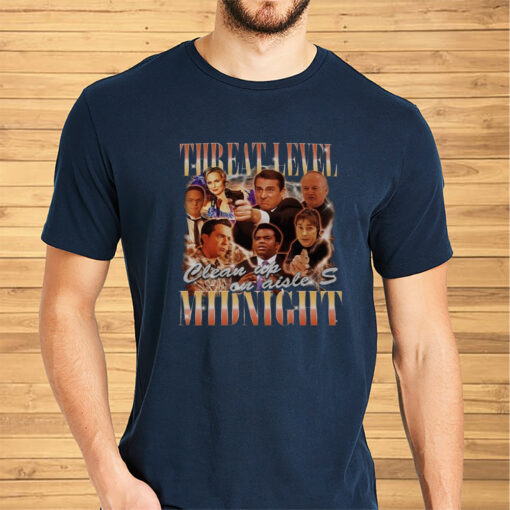 Vintage Threat Level Midnight Michael Scott Shirt