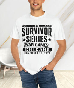 WWE Survivor Series War Game Chicago 2023 Stencil Logo T-Shirtt