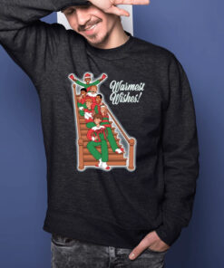 Warmest Wishes Holiday Sweat T-Shirts