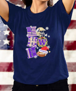 Washington Huskies Ho Ho Ho Christmas T-Shirts