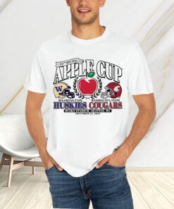 Washington Huskies Vs Washington State Cougars 2023 Apple Cup Matchup T-Shirtt