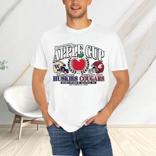 Washington Huskies Vs Washington State Cougars 2023 Apple Cup Matchup T-Shirtt