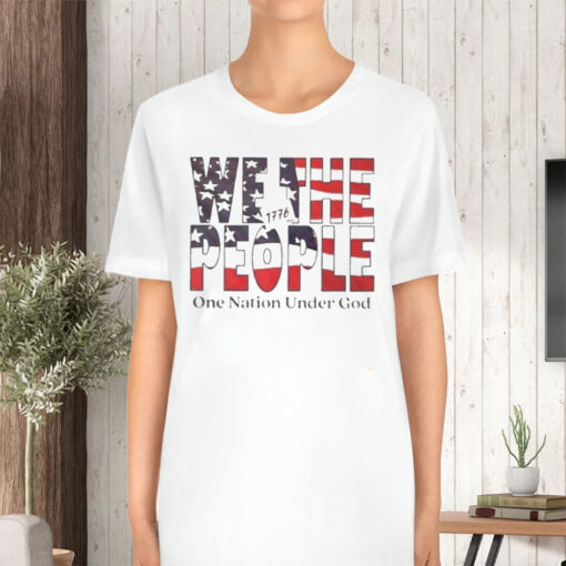 We The People One Nation Under God Flag TShirt