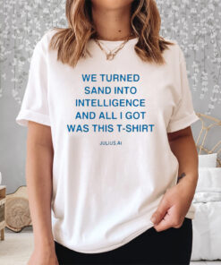 We Turned Sand Into Intelligence And All I Got Was This Shirts