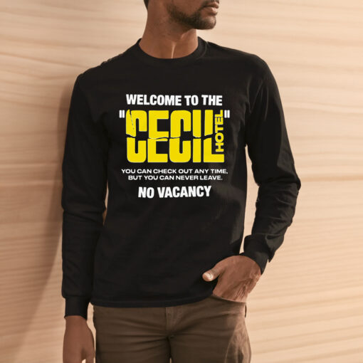 Welcome To The Cecil Hotel Shirts